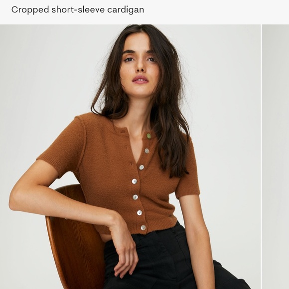 wilfred shrunken cardigan